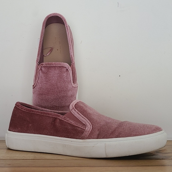 LOFT Shoes - Pink LOFT Factory Slip On Sneakers